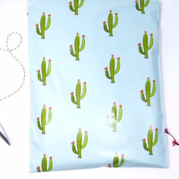50 10x13 cactus design poly mailer - Picture 1 of 1